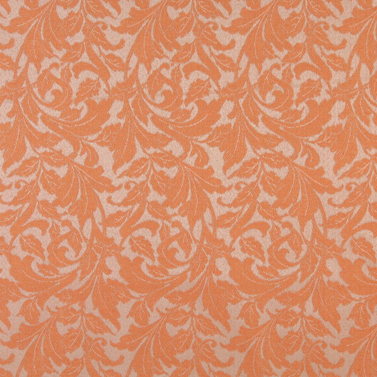 Nectar/Leaf - Coral & Peach Leaves Upholstery Fabric 54 Inches"